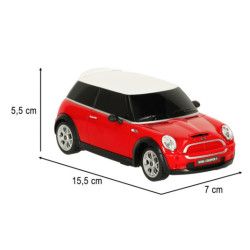 1:24 MINI COOPERS RC autó piros