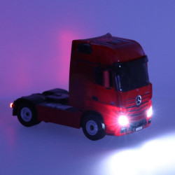 RC autó 1:26 Mercedes-Benz Actros, piros