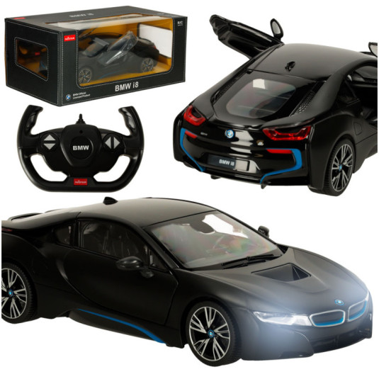 RC autó 1:14 BMW i8 nyitható ajtók, fekete