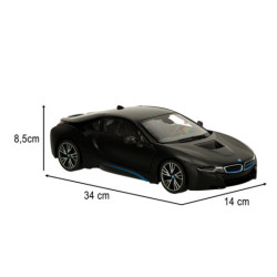 RC autó 1:14 BMW i8 nyitható ajtók, fekete
