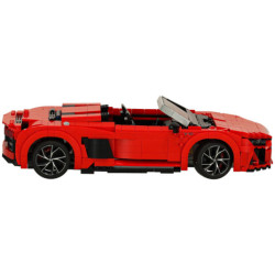 Audi R8 Spyder építőkészlet 1440 darabos, 1:14 méretarányban