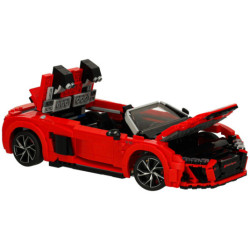 Audi R8 Spyder építőkészlet 1440 darabos, 1:14 méretarányban