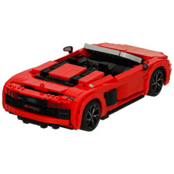 Audi R8 Spyder építőkészlet 1440 darabos, 1:14 méretarányban