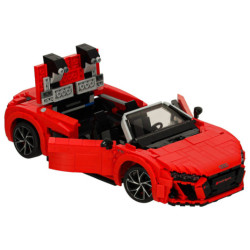 Audi R8 Spyder építőkészlet 1440 darabos, 1:14 méretarányban