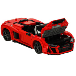 Audi R8 Spyder építőkészlet 1440 darabos, 1:14 méretarányban