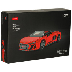 Audi R8 Spyder építőkészlet 1440 darabos, 1:14 méretarányban