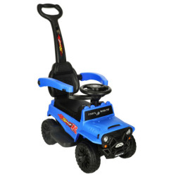 Terepjármű push ride hanggal és fényekkel kék