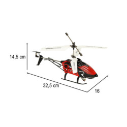 RC helikopter távirányítóval Revolt S39-1 XL, piros