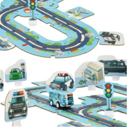Rendőrségi autópálya puzzle 47 db