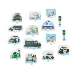 Rendőrségi autópálya puzzle 47 db