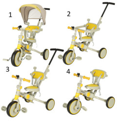 TRIKE FIX V4 sárga háromkerekű