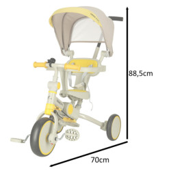 TRIKE FIX V4 sárga háromkerekű