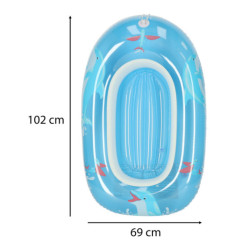 BESTWAY 34037 felfújható úszómatrac gyermek pontonmatrac kék