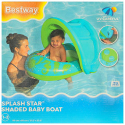 BESTWAY 34091 Felfújható ponton tetővel zöld