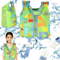AQUASTAR Gyermek úszódzseki zöld