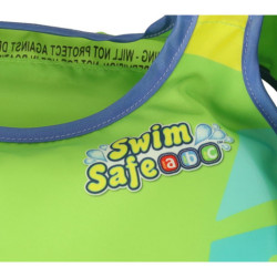 AQUASTAR Zöld úszódzseki ujjal