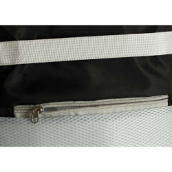 Repülős utazási hátizsák vízálló USB kábellel 45x16x28cm fekete