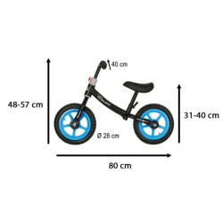 Tricikli TRIKE FIX BALANCE fekete-kék