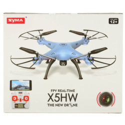 RC dron SYMA X5HW 2.4 GHz Wi-Fi kamerával - kék