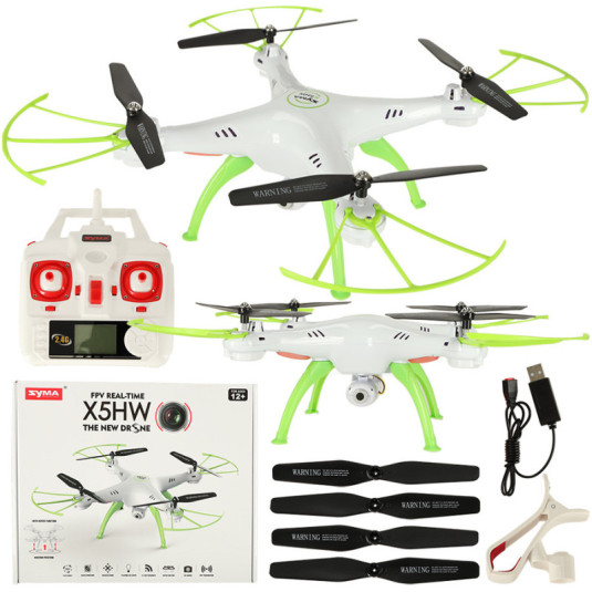 SYMA X5HW RC dron Wi-Fi kamerával, fehér