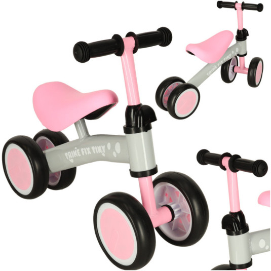 Tricikli TRIKE FIX BIKE TINY rózsaszín