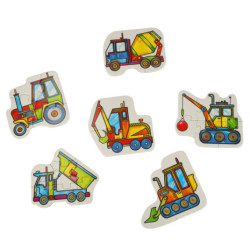 ALEXANDER Puzzle kisgyermekeknek - építőgépek 2+