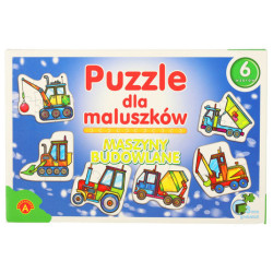 ALEXANDER Puzzle kisgyermekeknek - építőgépek 2+