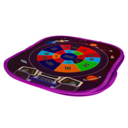 Szarazipzáras kétoldalas céltábla darts, labdák, táskák 21 db