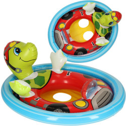 INTEX 59570 gyermek úszó ponton teknős kerekeken