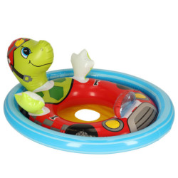 INTEX 59570 gyermek úszó ponton teknős kerekeken