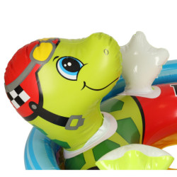 INTEX 59570 gyermek úszó ponton teknős kerekeken