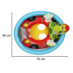INTEX 59570 gyermek úszó ponton teknős kerekeken