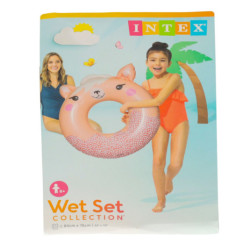 INTEX 59266 Úszó állatkerék rózsaszín 6+