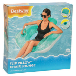 BESTWAY 43097 felfújható matrac pozicionálható fotel 102 x 94 cm