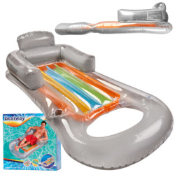 BESTWAY 43028 Felfújható fotel matraccal szürke