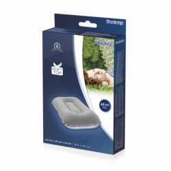 BESTWAY 67121 Utazási felfújható párnák velúr szürke