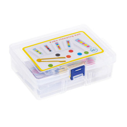 Oktatási puzzle színes montessori labdák