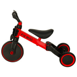 Háromkerekű TRIKE FIX MINI CROSS - COUNTRY 3V1 pedálokkal piros