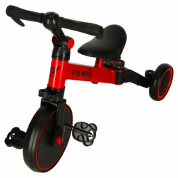 Háromkerekű TRIKE FIX MINI CROSS - COUNTRY 3V1 pedálokkal piros