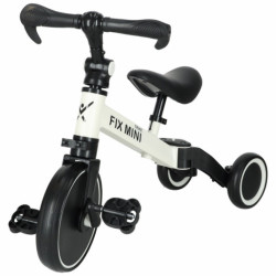 Háromkerekű TRIKE FIX MINI CROSS - COUNTRY 3V1 pedálokkal fehér