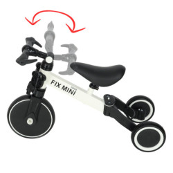 Háromkerekű TRIKE FIX MINI CROSS - COUNTRY 3V1 pedálokkal fehér