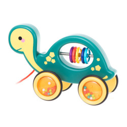 Fa csörgő kötélen mobil teknős