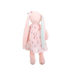 Csupasz rózsaszín nyúl maszk 35cm