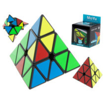 PYRAMINX puzzle játék kockák Black MoYu