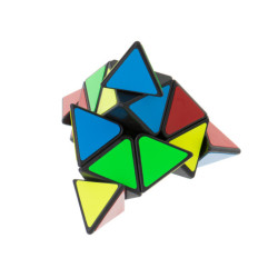 PYRAMINX puzzle játék kockák Black MoYu