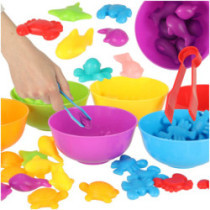 Tengeri állatok oktatási tanulási számolás montessori 36db.