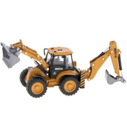 Bulldózer rakodó markoló Die-Cast fém modell H-toys 1704 1:50