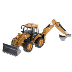 Bulldózer rakodó markoló Die-Cast fém modell H-toys 1704 1:50