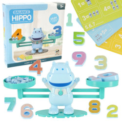 Oktatási mérlegek, amelyek megtanulnak számolni a mini hippo
