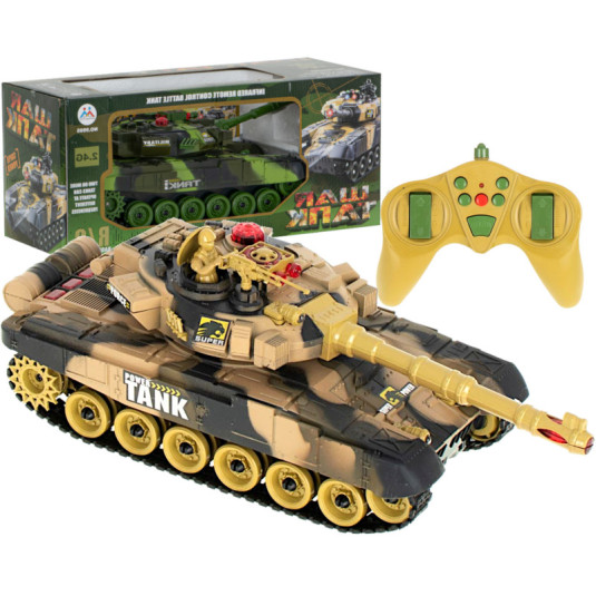 RC hadijáték tank 9993 2,4 GHz sivatagi tank